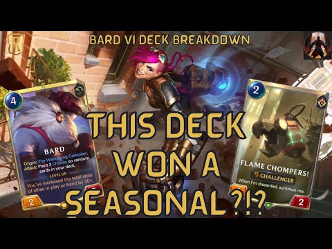 How Did This Deck Win A Seasonal?!? ft. Vi Bard | Deck Breakdown & Gameplay | Legends of Runeterra