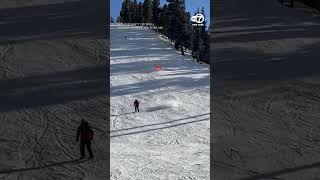 Onlookers cheer in amazement as skier narrowly avoids deer on slope
Onlookers cheer in amazement as skier narrowly avoids deer on slope Onlookers cheer in amazement as skier narrowly avoids deer on slope