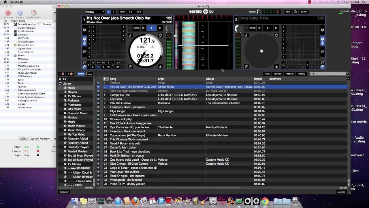 Serato dj pro 2. 6. Serato mac os. 2. интерфейс serato pro.