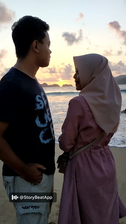 Sunset pantai pulau merah banyuwangi