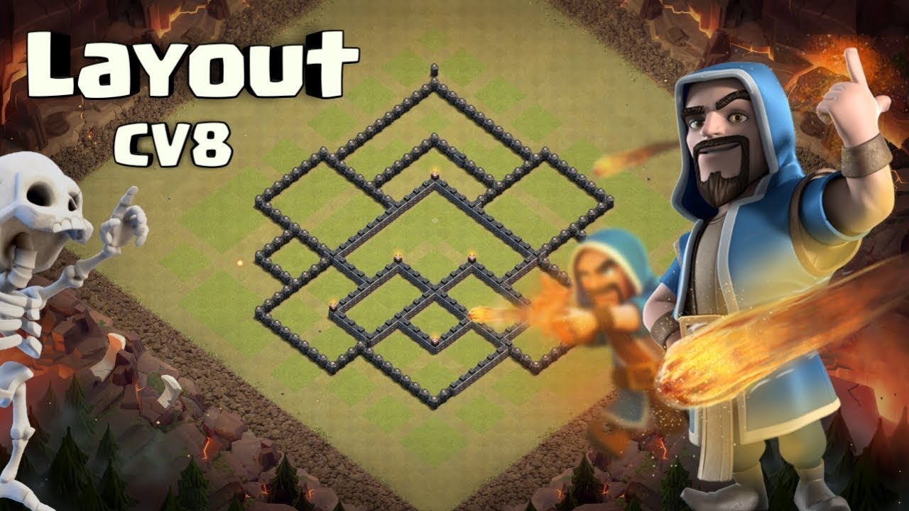 Layout Cv8 Farm!!! [ Layouts Clash Of Clans ] ™ - YouTube