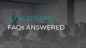 Dynamics AX Upgrading to Dynamics 365 for Finance and Operations: FAQs Answered | Sikich