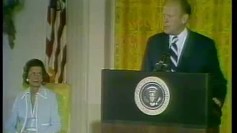 Swearing in Ceremony of Gerald R. Ford as 38th Pre...