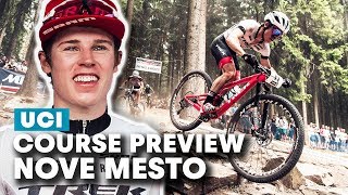 Anton Cooper XCO Nové Město Course Preview  | UCI MTB World Cup 2019 screenshot 2