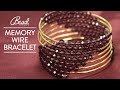 Memory Wire Bracelet Tutorial - Bead House