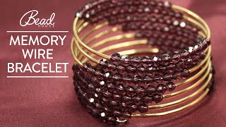 Memory Wire Bracelet Tutorial - Bead House at Burhouse Limited