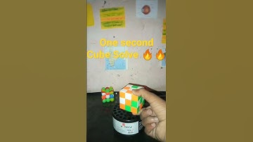 One😲😲 me second Cube Solve 🔥🔥 #shorts #viralshorts #shortvideo🔥 #kingofcubers #viralvideo #viral 🔥