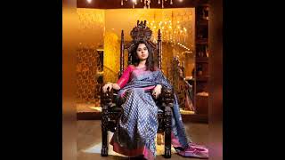 Grey With Rani Combination Saree