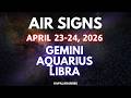 APRIL 23-24, 2026 AIR SIGNS (GEMINI, LIBRA, AQUARIUS) TAGALOG TAROT PREDICTIONS #KAPALARAN888