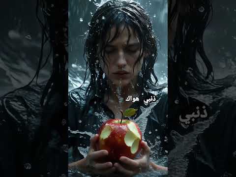رمزت لذنب الحب بتذوق تفاحة الحب والسقوط في بئر الحب بالغرق في بئر المياة وحيدأ حزينا ٠