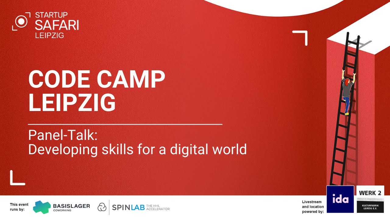 Update Startup SAFARI Leipzig 2020 - Day 2: Panel-Talk about digital skills