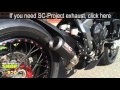 SC-PROJECT CR-T Exhaust on MV Agusta Dragster RR