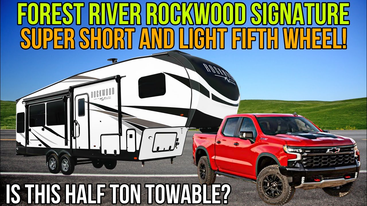 Super Lite 28FT Rockwood 2445WS Fifth Wheel With A Great Floorplan