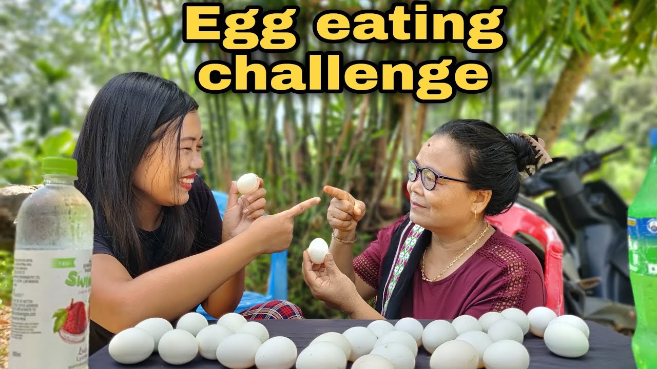 Розыгрыш над мамой по поеданию яиц 🤣|| @jinukareang