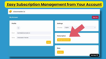 Feature - Cancel & Manage your subscription