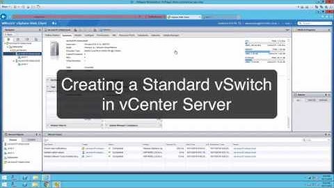Configuring Standard vSwitches in vSphere 6.5