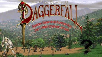 Daggerfall Unity Ironman Random Generated 01 Necromancer Attack