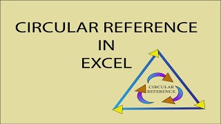 Iterative calculation and circular reference error in excel.