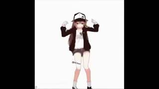Anime girl dancing