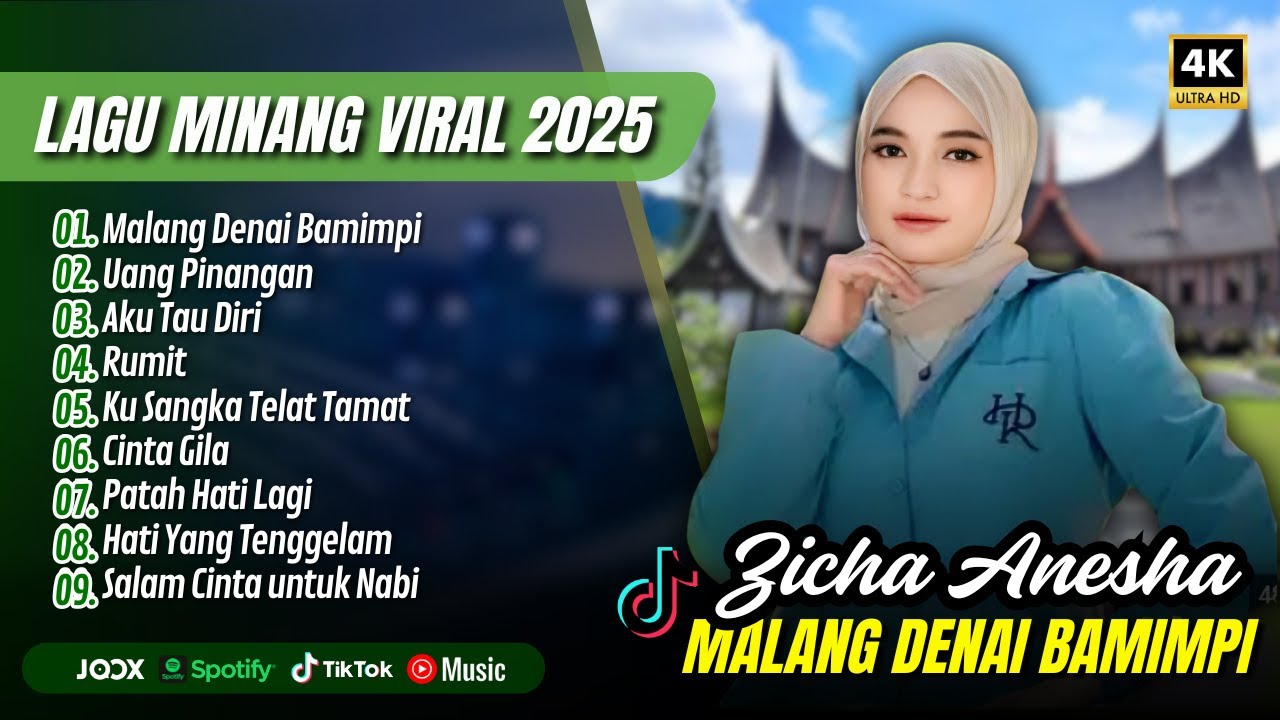 MALANG DENAI BAMIMPI - Zicha Anesha Album Terbaik | UANG PINANGAN || LAGU MINANG REMIX VIRAL TERBARU