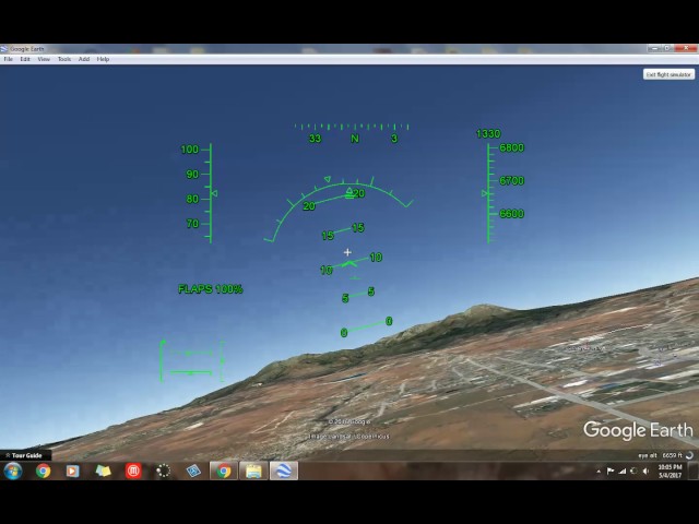 Tutorial: Two ways to turn a plane in Google Earth Flight