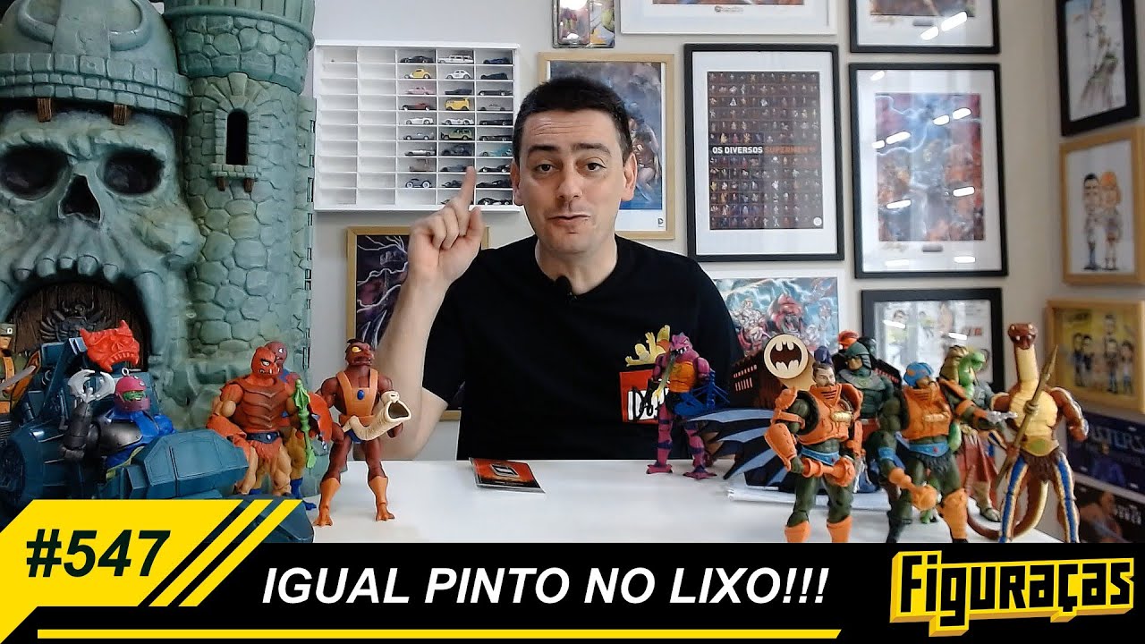 FIGURAÇAS #547: IGUAL PINTO NO LIXO.