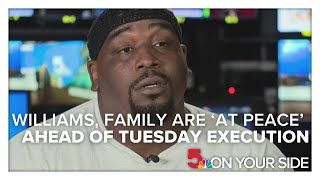 Marcellus Williams and family 'at peace' ahead of Tuesday execution