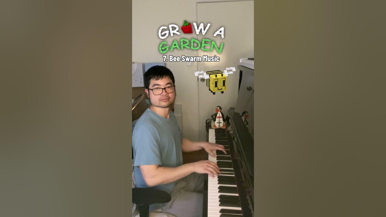 Grow A Garden Bee Swarm Music on Piano Grow A Garden Bee Swarm Music on Piano