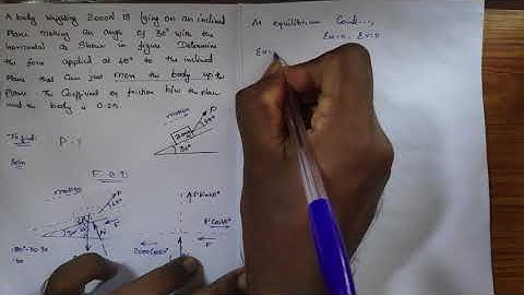 Problem-2|Sliding Friction|Unit:5|Friction and Elements of Rigid Body Dynamics