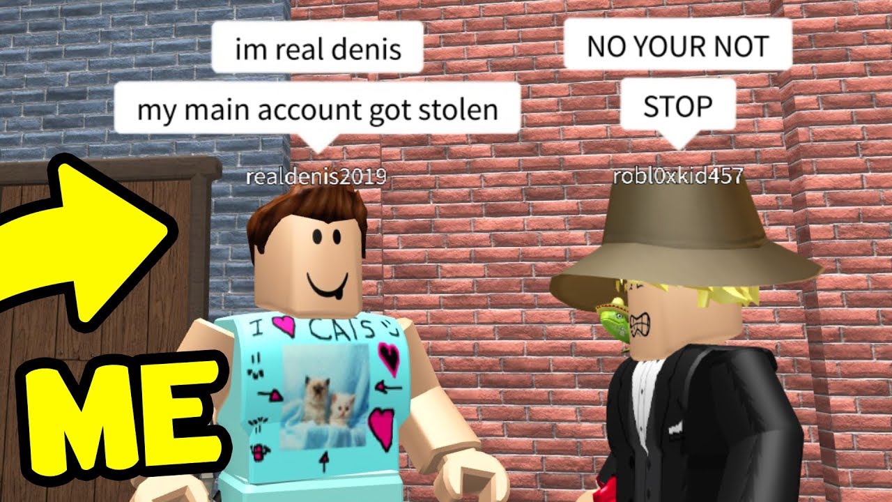 Pretending To Be A Fake Denis In Roblox - 