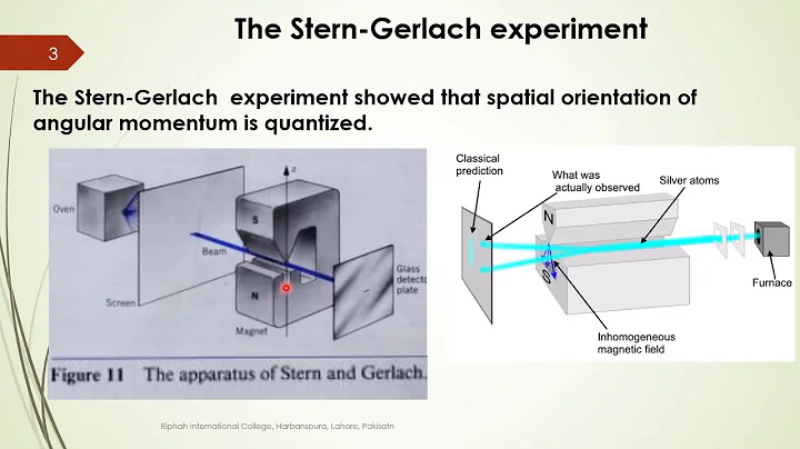 The Stern-Gerlach Experiment