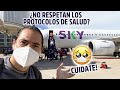 Así es VIAJAR CON SKY PERU en P4NDEMI4 🦠😱  | Cuidado con pagar MULTAS por maletas.