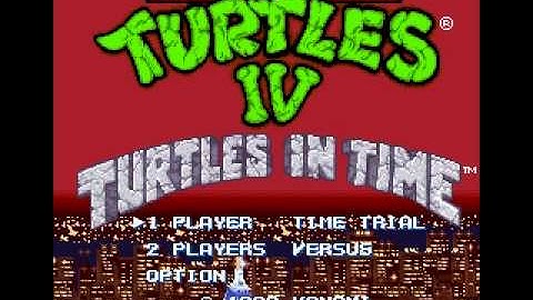 Teenage Mutant Ninja Turtles IV: Turtles in Time SNES Intro