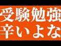 しんどいよな。大丈夫？【受験勉強モチベーション動画】