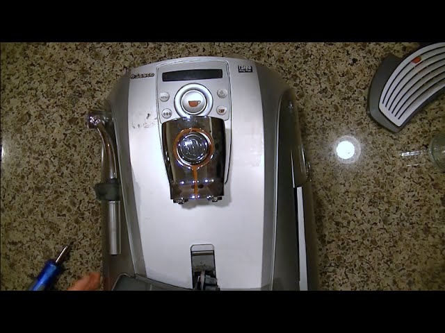 How To Tear Apart a Saeco Talea Ring Espresso Machine for repair - YouTube