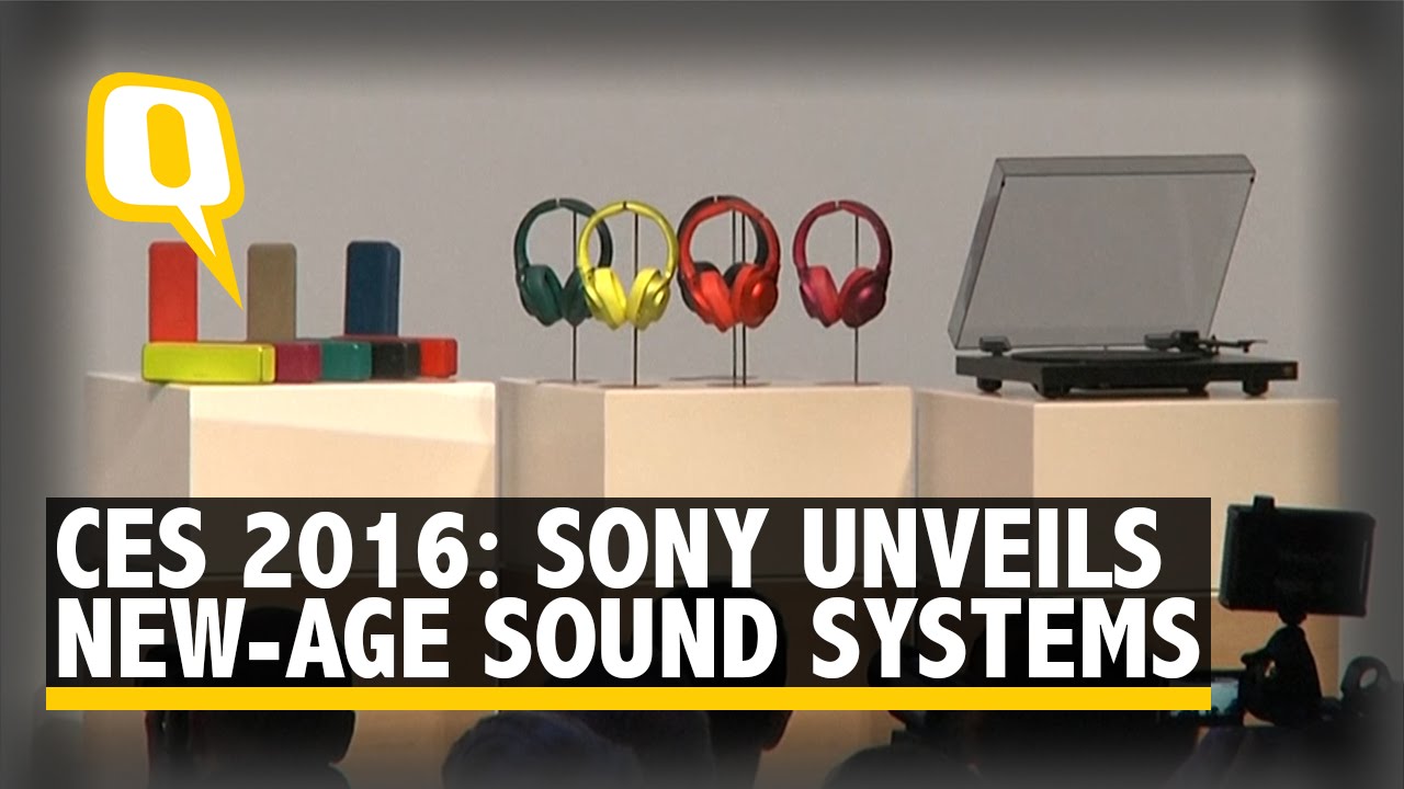 Sony Unveils New-Age Sound Systems at CES 2016