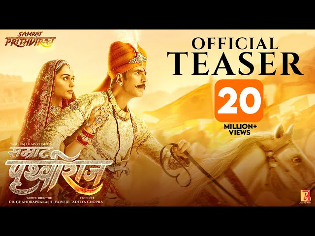 Prithviraj | Official Teaser Trailer | Akshay Kumar, Sanjay Dutt, Sonu Sood, Manushi | 03rd June 22