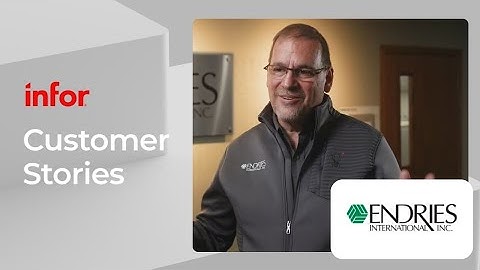 How Infor AI Improves Profits in Distribution at Endries International