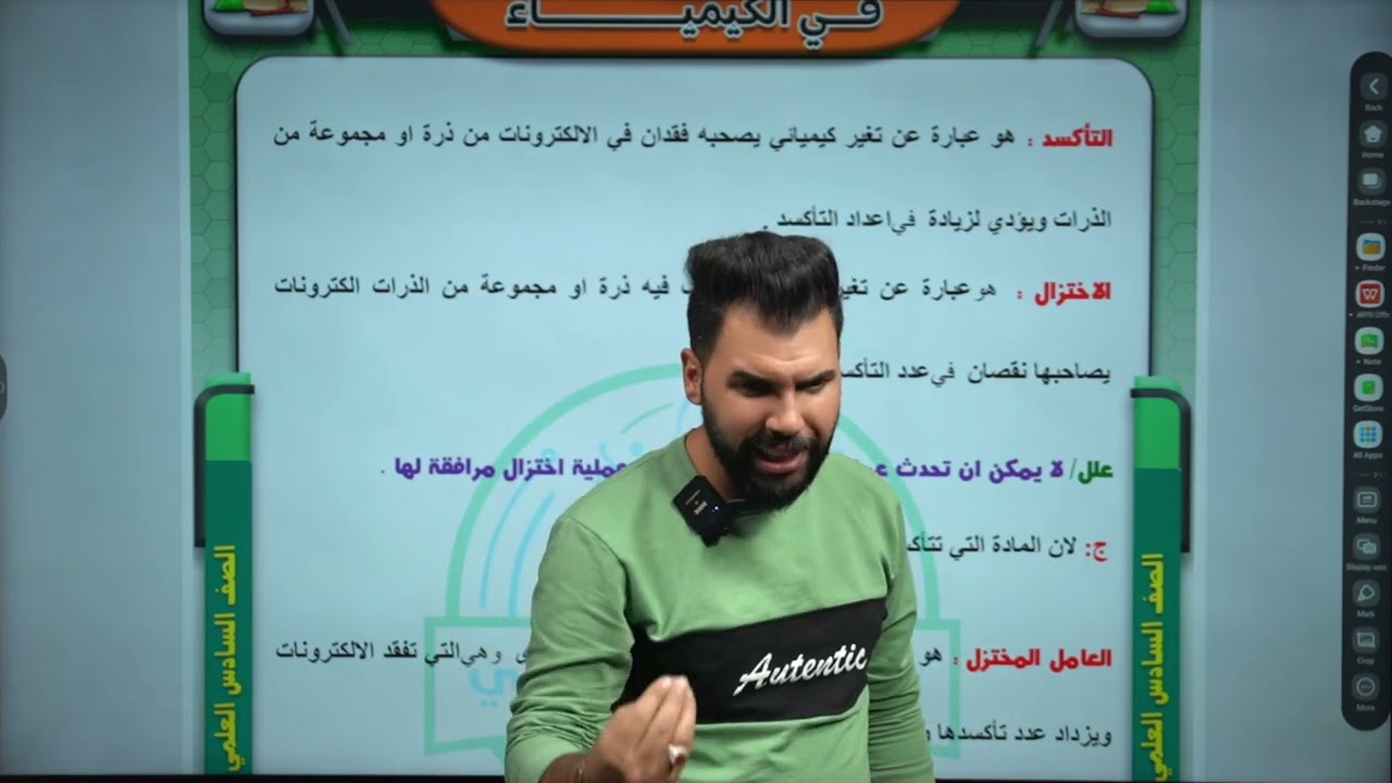 المراجعة المركزة/ الفصل الرابع (الحلقة 1)/ كيمياء السادس العلمي دفعة 2025