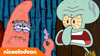 SpongeBob | Malam gila Squidward! |  Nickelodeon Bahasa