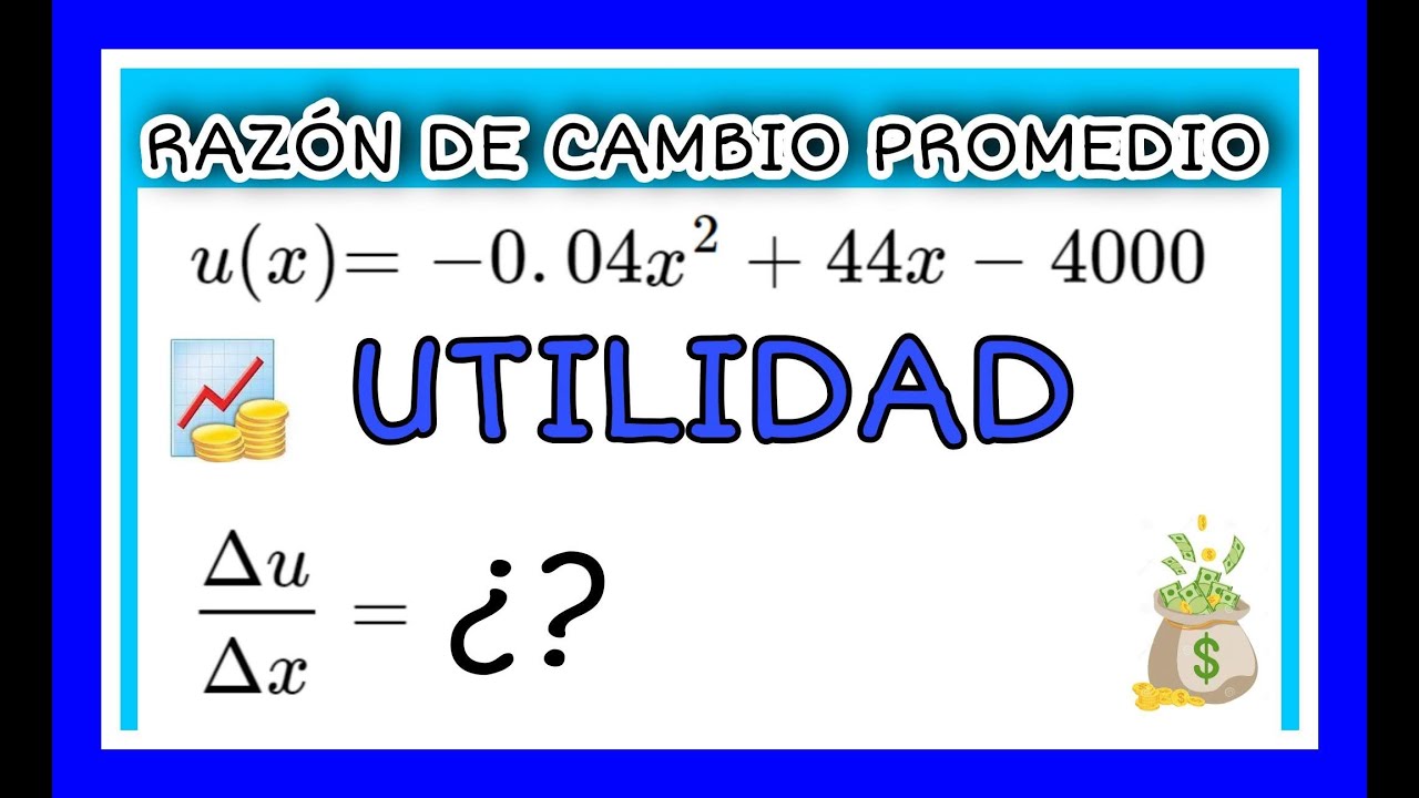 RAZON DE CAMBIO PROMEDIO. EJERCICIO RESUELTO 2 YouTube RAZON DE CAMBIO PROMEDIO. EJERCICIO RESUELTO 2 YouTube