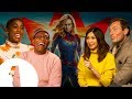 The Captain Marvel cast on keeping the MCU's secrets: "I didn't say anything to anyone!"