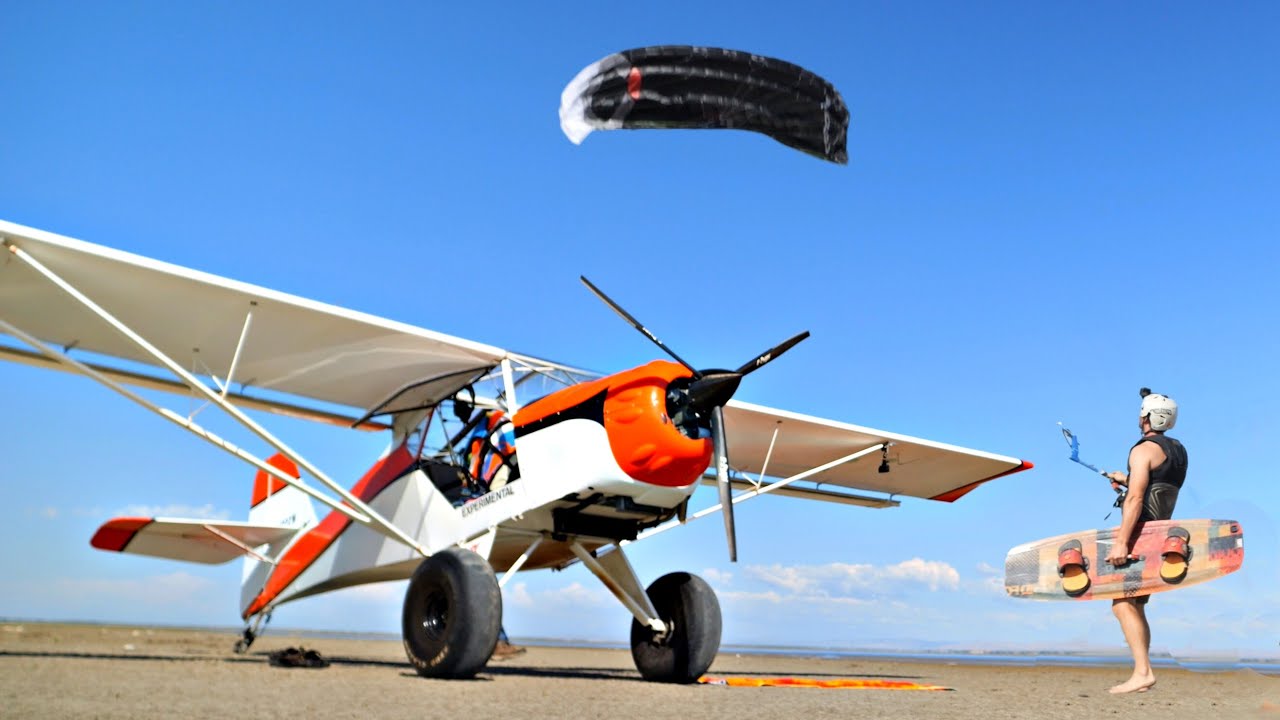 Dream Come True! Using My Airplane to go Kiteboarding
