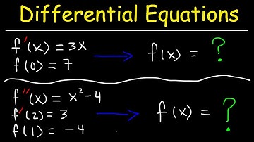 Finding Particular Solutions of Differential Equations Given Initial Conditions