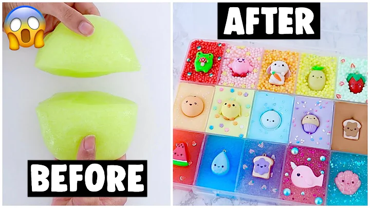 18 EXTREME SLIME PALETTE MAKEOVERS! *fixing my 2 year old slime*