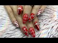 Easy Holiday (Christmas) Nails