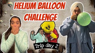 Helium Balloon Challenge On Trip Day 2 Itsmegagan
