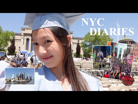 double student life in nyc & hk // times square, columbia university, shopping, exams, study vlog