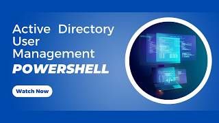 Active Directory User Management with PowerShell | Beginner Tutorial | IAM