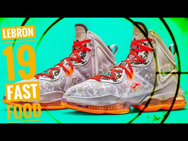 My first LBJ shoe LeBron 19 Fast Food